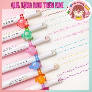 Set 6 Cây Bút Đánh Dấu Bắt Sáng Đầu Lăn Nhiều Hình Và Màu Sắc Trang Trí Tập Sách Bút Highlight Bút Ghi Chú Ghi Nhớ Bút Đánh Dấu Nhanh Dạng Con Lăn Họa Tiết Dành Cho Học Sinh VPP