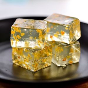 Osmanthus Sugar 500g Crystal Osmanthus Cake Soft Candy Snacks Sweets Pastries