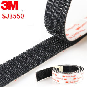 3M SJ3550  Dual Lock Black VHB Mushroom Adhesive Fastener Tape width 25.4mm
