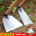 Agricultural manganese steel hoe for weeding, bamboo shoot digging, thickening, land reclamation, and soil turning hoe. 