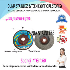 Spongi 4in Grit 60 Untuk poles granitlogam dan keramik