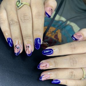 Premium Press On Nail - Soft Gel Tips Forbidden - Kuku Palsu Handmade #beautybyfia