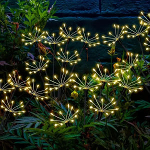 🎉𝐒𝐆 𝐋𝐨𝐜𝐚𝐥🎉Solar Garden Lights Solar Firework Lights Garden Lights Solar Powered Waterproof Solar Outdoor Lights for Yard