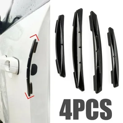 Bộ 4 Miếng Dán Bảo Vệ Cạnh Cửa Xe Ô Tô Viền Bảo Vệ Chống Trầy Xước Chắn Va Chạm Xe Hơi Ngàm Gài Có Kèm Keo Dán Chắc Chắn