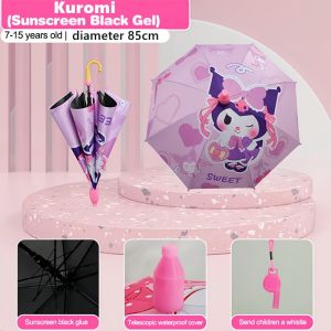 NEW Childrens Umbrella Boy and Girl Cartoon Design for Kids Primary School Student Waterproof Sunshade Umbrella