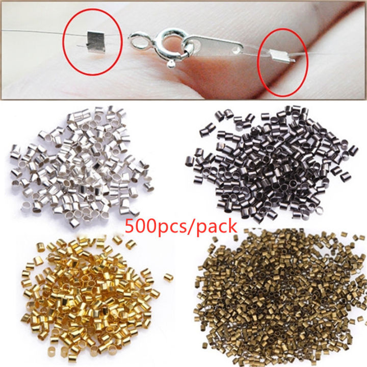 20-50 Pieces/Batch of Rope End Crimping Cap Beads 3 4 5 6 7 8 9 10 Mm End  Caps for DIY Necklace Jewelry Making (Color : Silver 2, Size : 50Pcs 8 x  12mm) : : Home