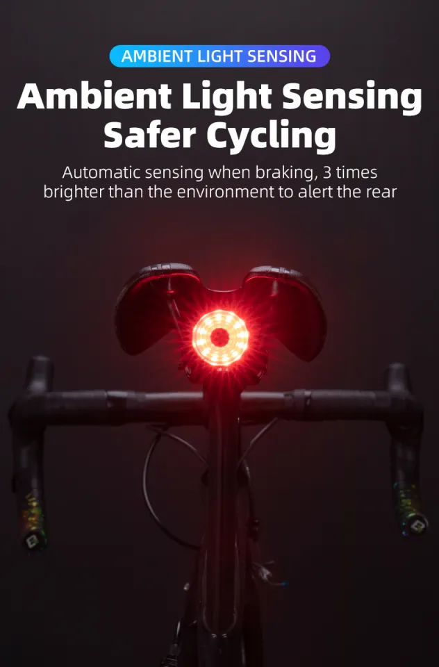 Bike best sale sensor light