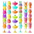 Adhesive Suction Cup Spring Toy 36pcs Monsters Jumping Figures Classroom Reward Bulk Set Kids Interactive Party Supplies Ages 3+. 