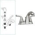 1224 1224B Faucet Cartridge Replacement Kit For Most Double Handle Moen Faucets and Tub/Showers Repair Kit,Replacement Compatible with Moen Two Handle Faucets,4 Pack. 
