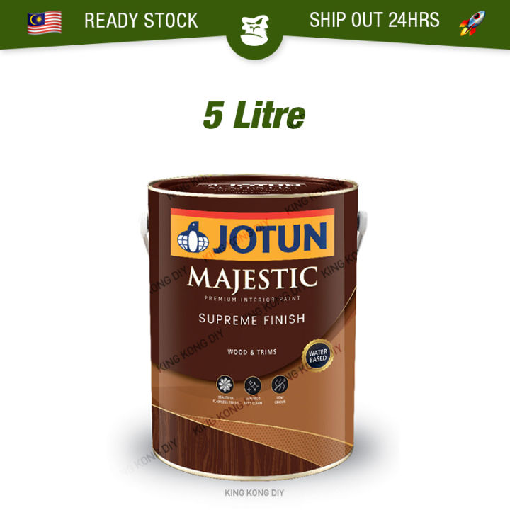 5L JOTUN Majestic Supreme Finish Water Based Wood and Trims Paint Cat