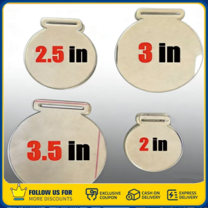 50 PCS Acrylic Blank Medal Clear Ornament Blank Transparent 3mm / 2mm Thickness