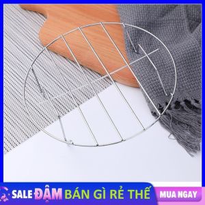 Giá Hấp INOX Tròn 4 Chân Hấp Bánh Bao Đồ Ăn Đa Năng - Khay Xửng Vỉ Hấp Rế Hấp Và Lót Nồi Inox -  Dụng Cụ Nhà Bếp Đa Năng  Để Kê Nồi Inox