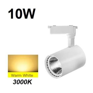 Đèn Led Rọi Chiếu Điểm Chân Xoay 360 Độ Loại 10W - 20W Trắng Ấm Và Trắng Lạnh Gắn Ray 2 Dây Tròn 10cm Hoặc Dài 19cm