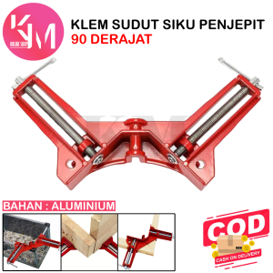 Sudut Siku Penjepit 90 Derajat untuk Frame Kayu dan Kaca Aluminium Corner Clamp Klem