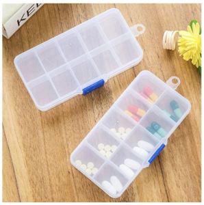 ART-035 Tempat Kotak Obat Plastik Penyimpanan Manik Mote Kancing Serbaguna Kotak Organizer Barang Kecil / Aksesoris Kecil Simpan Barang - Barang Kecil Teratur dan Rapi