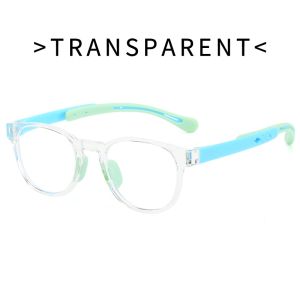 Viendo Kacamata Anak Anti Blueray Radiasi Minus Elastik TR90 Fashion Ringan Frame Photocromic Bluecromic UV400 Hp Komputer Anti Silau Kaca Mata Optik -1/-1.5/-2/-2.5/-3/-3.5/-4/-4.5/-5/-5.5/-6