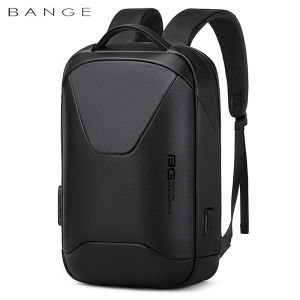 Bange Turbo Genuine Leather Laptop Backpack Water-Resistant Anti-Theft Bag (15.6")