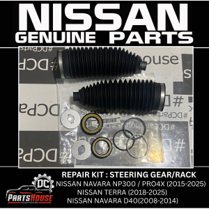 Genuine Nissan Steering Gear Repair Kit [ Seals ] - [Navara NP300 D40 Terra] (All Year)