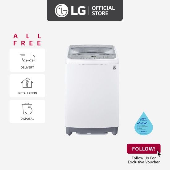LG T2108VSAW 8KG Smart Inverter Top Load Washing Machine Lazada PH