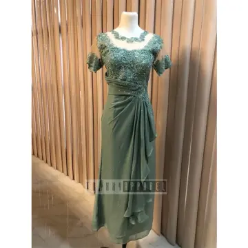 Buy Wedding Sponsor Dress Mint Green online Lazada .ph