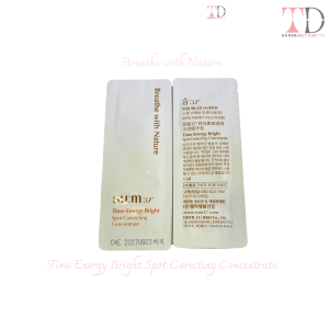 NEW 2028 Sum37 10 gói Tinh chất cô đặc dưỡng trắng mờ thâm nám SU:M37 Time Energy Bright spot correcting 1ml