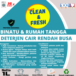 Detergen Cair Deterjen Deterjen Laundry Deterjen Cair Laundry 1L