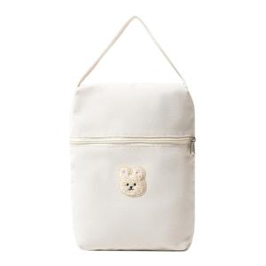 Dễ thương Gấu theo chủ đề Túi xách dành cho các bà mẹ tã Organiser trường hợp Túi xách vải bố với rộng rãi ngăn cho trẻ sơ sinh Essential