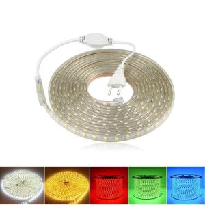 JUWE 1m/2m/3m/4m/5m/8m 60Led/1m 220V WS2812B 5050 RGB LED Strip Light Waterproof Decor Strip Light Energy Saving High Intensity Low Power