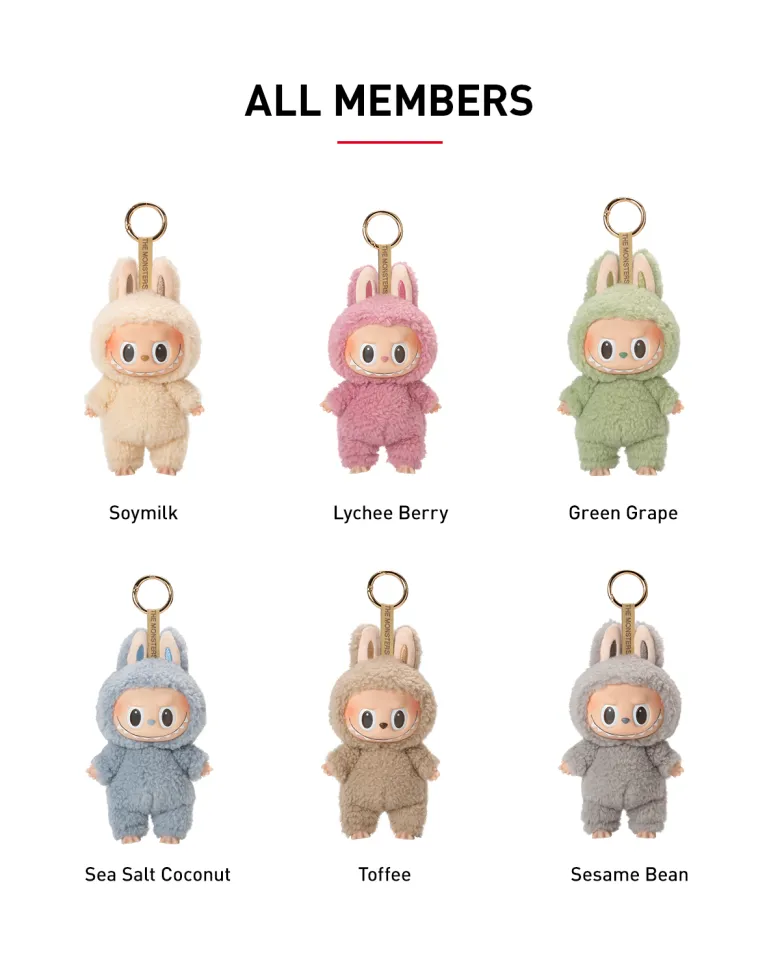 ぬいぐるみ Exciting Macaron Vinyl Face Blind Box Labubu POP MART THE MONSTERS - Exciting Macaron Vinyl Face Blind