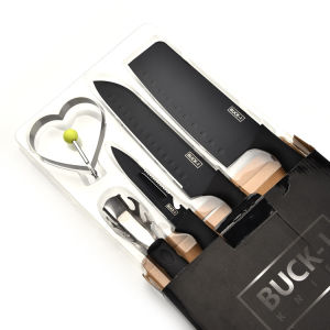 BỘ DAO NHÀ BẾP 5 MÓN T BURK CỰC BÉN SIÊU BỀN - BỘ DAO LÀM BẾP 5 MÓN NHẬT BẢN - dao lam bep - dao thái - dao gọt - dao bào -bo dao cuc ben - phụ kiện nhà bếp - dao chặt