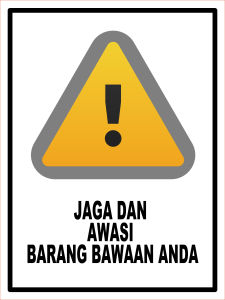 Sticker Stiker Petunjuk Warning Pengumuman ruang ugd dilarang masuk selain petugas ruang anak" ruang bebas asap rokok kk121