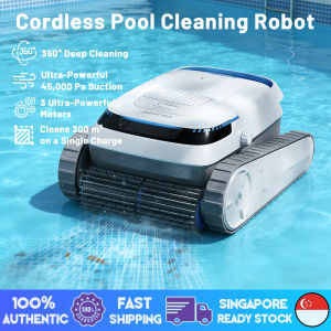 SG Fast DeliveryAIRROBO PC10 Cordless Robotic Pool Cleaner Runtime Wall Climbing Intelligent Route Planning Vacuum Robot