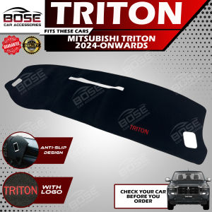 Dashboard Cover for Mitsubishi Strada 2015 2016 2017 2018 2019 2020 2021 2022 2023 / Mitsubishi Triton 2024 Onwards Model Dashboard Cover High Quality Bose Car Accessories Dash Board Anti Slip Mat