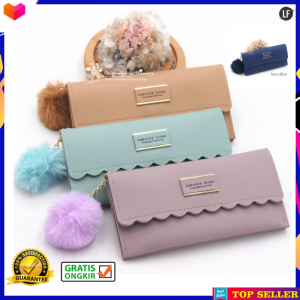 DOMPET PANJANG WANITA KEKINIAN FASHION CEWEK KOREA PARTY WALLET WOMEN A33