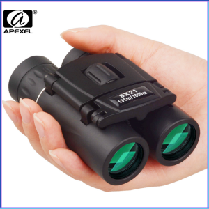 PENGIRIMAN CEPAT APEXEL Teropong Binoculars Compact Zoom 8x21 APS 8X21 / teropong binokular jarak jauh super zoom mini siang malam murah bushnell discovery night vision