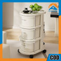 Trolley Cart Multi-layer storage rack With Drawer Space Saver Shelf  Bedroom Organizer Trolley. 