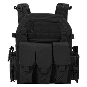 Uniontac 1000D Nylon Laser Cut Molle Personal Protective Tactical Vest Plate Carrier With Triple Mag Pouch