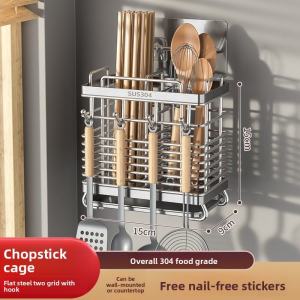 3-Tier Wall Mounted Dish Rack with Drainer Heavy Duty Stainless Steel Kitchen Sink Side Organizer Space Saving Drying Rack for Plates & Utensils