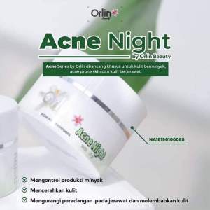 Paket Skincare Acne Hemat Orlin Beauty Merawat Wajah Kulit Sensitif Bekas Berjerawat Flek Hitam Bpom
