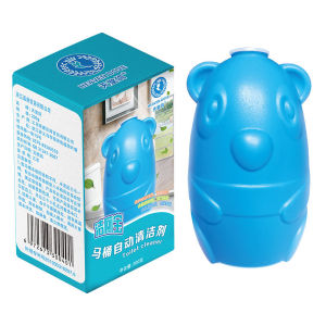 Save living Bear Design Blue Bubble Toilet Cleaner Toilet Bear Cleaner Bear Blue Toilet Bear