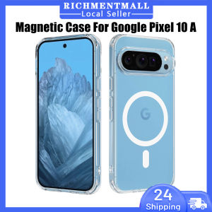 【🔥SG🔥】RICHMENTMALL Transparent Magnetic Case for Google Pixel 10 A 10A 10 Pro XL Charging Clear TPU Phone Cover Case For Pixel 10a Charging Phone Case
