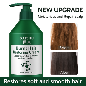 [Scorched Hair Reduction] Deep Nourishing Protein Cream For Permed And Dyed Damaged Hair Smoothing of Frizzy Hair Reduces Split Ends Smooth And Shiny