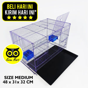 Kicau Mart Sangkar Burung Kandang Burung Kandang Umbaran Lokal Medium Sempati Size M Kandang Burung Lovebird Parkit Kenari Nuri Dll 45UMSM