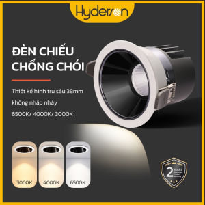 Đèn led âm trần LANZ LIFUD10W 3000k/4000k/6500k vớI ánh sáng trắng ấm chống chóI có thể đIều chỉnh góc độ