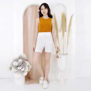 CELANA HOTPANTS WANITA HIGHWAIST IMPORT / LEGGING PENDEK 3per4 / LEJING MURAH