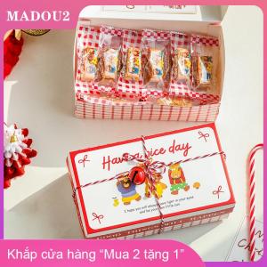 [COD] MADOU2 Giáng sinh Hộp Quà Tặng kẹo bánh quy sô cô la nướng hộp quà lưu niệm phim hoạt hình thiết kế