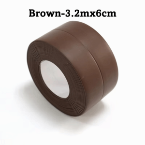 WRAPPER PRIVATE26WR6 Seal Gap PVC Sealing Tape Self Edge Tape Caulk Strip Waterproof Tape Fashion Durable Self Adhesive Strip for Kitchen Bathroom