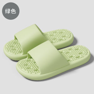[Free Shipping] Eva Anti-Leakage Slippers For Women In Summer Indoor Bathroom Sandals Non-Slip Bath Slippers For Men In Summer