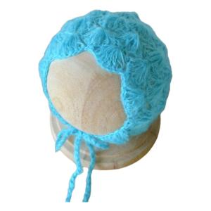 Hand Knitted Mohair Hat for Infants Studio Photoshoots Cosy and Stretchy Photography Props Bonnet for 0 to 1 Month Baby