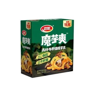Wei Long High Fiber Konjac Snack Wild Mushroom Flavor Spicy Chewy Snack Chinese Instant Snack
